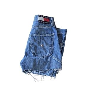 Tommy Jeans Distressed Denim Shorts